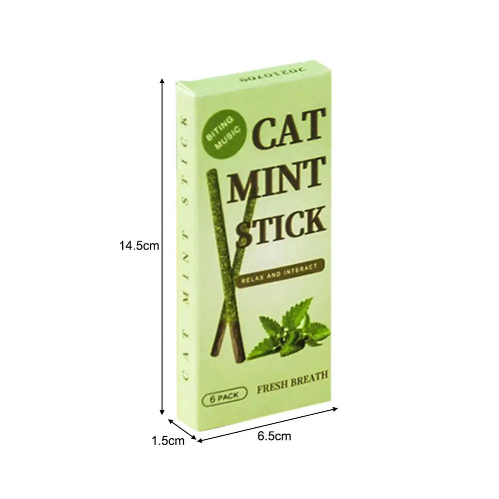 Sticks/box Cat Chews Products All Natural Catnip Sticks Wood Tengo Molar Sticks Teeth Cleaning Cat Sticks For Cats Of All Ages