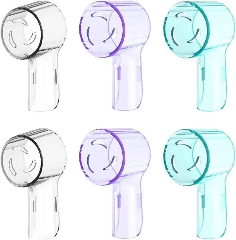 6 Pack Toothbrush Heads Dustproof Cover Compatible with Oral B,Fits for Oral-B IO Series,Pro 1000,1500,5000,7500 Toothbrush