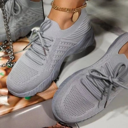 Red Casual Sports Shoes for Women Comfort Mesh Tennis Shoes Light Sneakers Women 2024 New Plus Size 43 Student Vulcanized Shoe