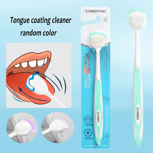 Tongue Scraper Brush Reusable Scraper For The Tongue Washable Tongue Cleaning Tool Fresh Breath Oral Hygiene Care Accessories