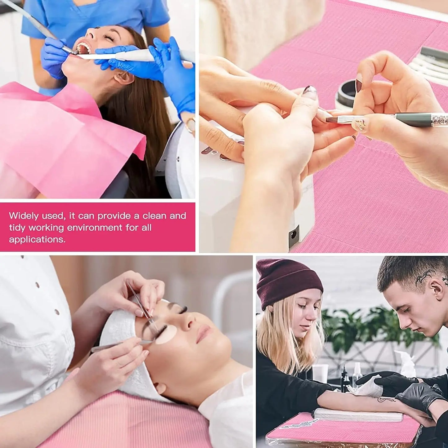 20pcs/lot Nail Art Table Mat Disposable Tattoo Clean Pad for Nails Waterproof Tablecloths Manicure Tools Tattoo Accessories Nail