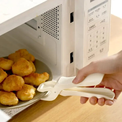 Hot Plate Gripper Clips Holder Tongs For Moving Hot Plate Bowls Pizza Pan Air Fryer Microwave Oven with Food Out