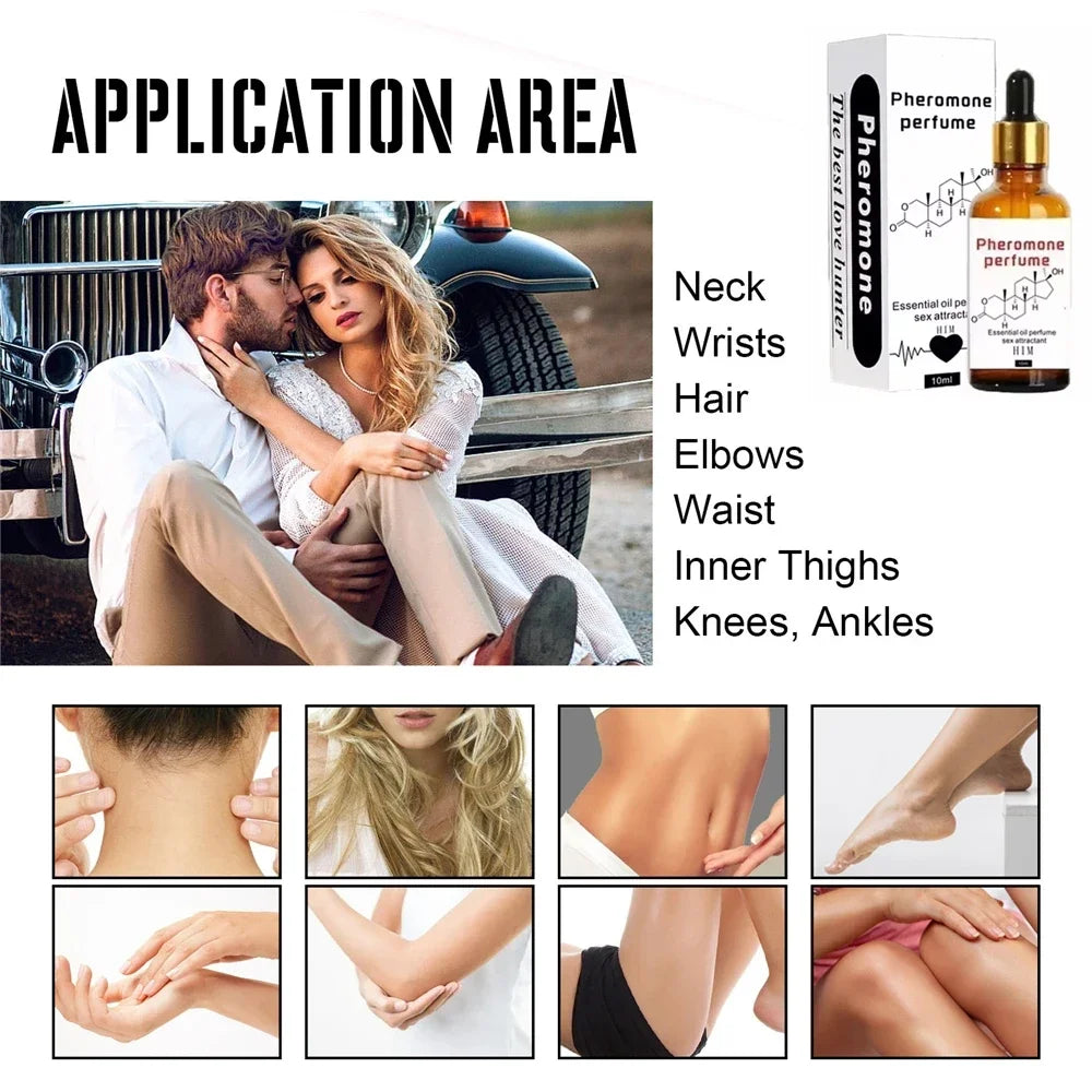 Pheromone perfume for men to attract women cologne fragrance roller ball romantic date flirting portable perfume
