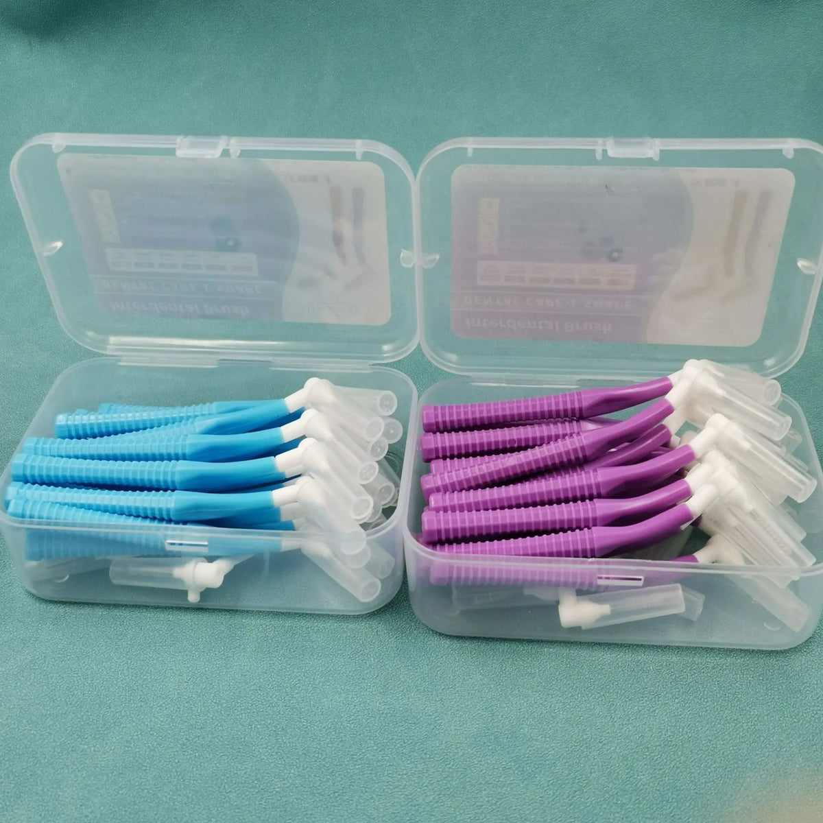 20Pcs/box Shape Push-Pull Interdental Brush Orthodontic Toothpick Teeth Whitening Tooth Pick ToothBrush Oral Hygiene Care