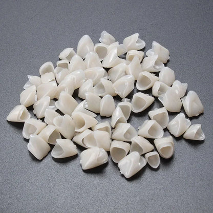 60pcs Resin Teeth Dentistry Dental Temporary Crown Material for Anterior & Molar Teeth Protecting Oral Care Whitening Stable