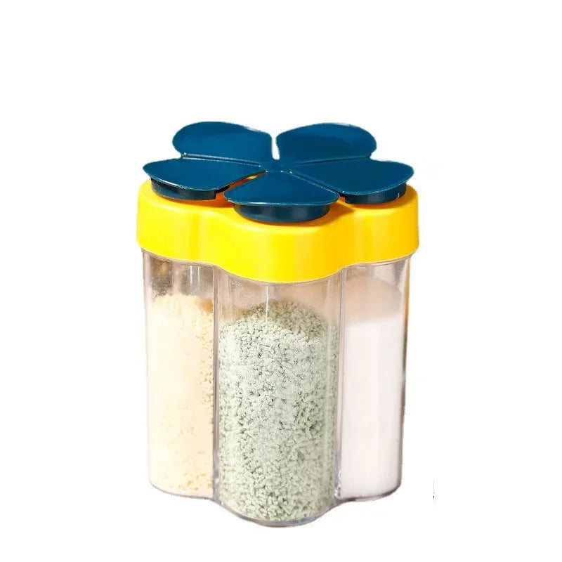 Seasoning Jar Plastic Container Seasoning Bottle Spice Organizer Outdoor Camping Seasoning Container Kitchen Gadget Sets