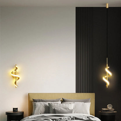 Illuminate your space using a Pendant Light Fixture that brings LED brilliance and modern spiral style to your ceiling decor.