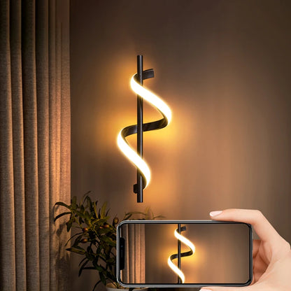 Illuminate your space using a Pendant Light Fixture that brings LED brilliance and modern spiral style to your ceiling decor.