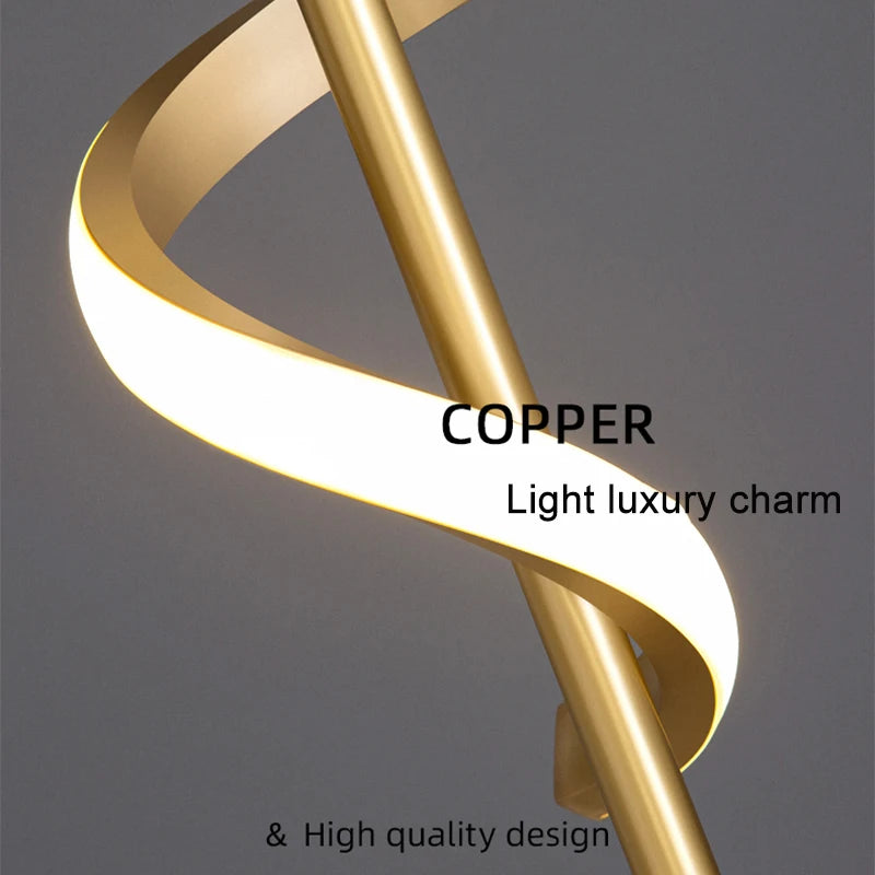 Illuminate your space using a Pendant Light Fixture that brings LED brilliance and modern spiral style to your ceiling decor.