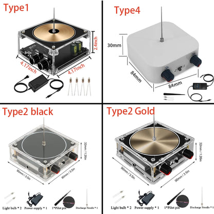 Explore electric arc sound and lighting effects with the Multi-Function Music Tesla Coil, a compact science gadget for experiments.