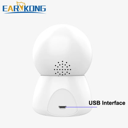 Shop for better home protection today with a Tuya WiFi Indoor Camera offering 2MP HD video & 15m IR night vision for added security.