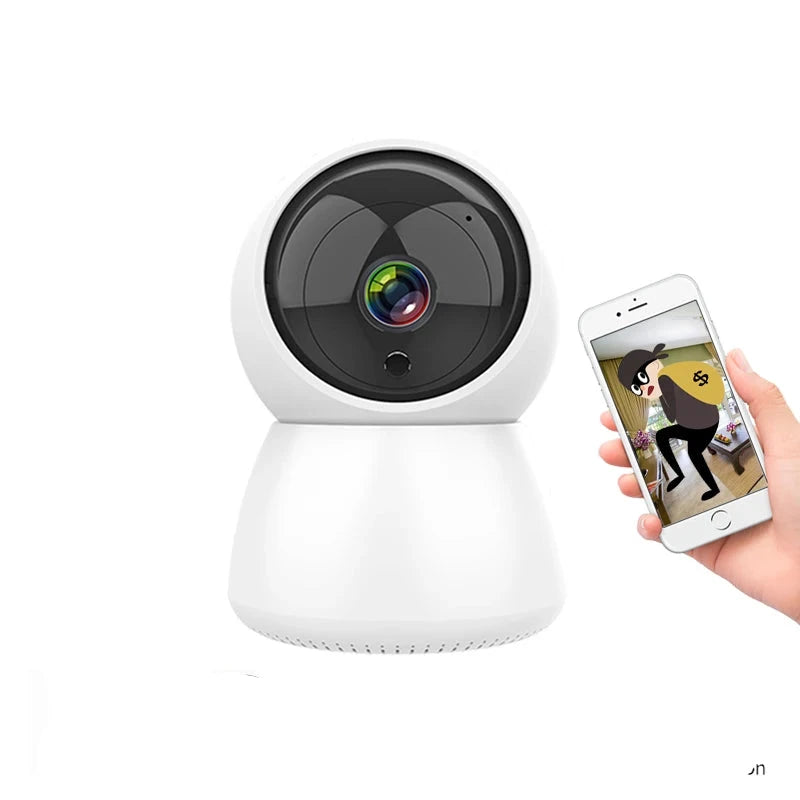 Shop for better home protection today with a Tuya WiFi Indoor Camera offering 2MP HD video & 15m IR night vision for added security.