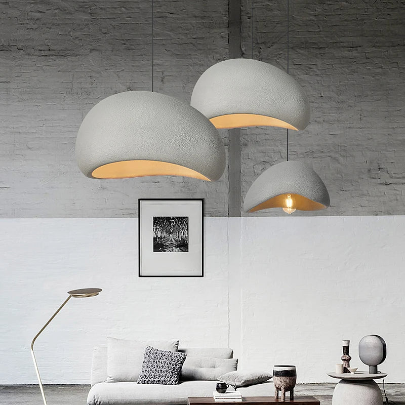 Bring a calm, modern look to your room with the Japanese Wabi Sabi Chandelier for a soft light suited to bedrooms & dining spaces.