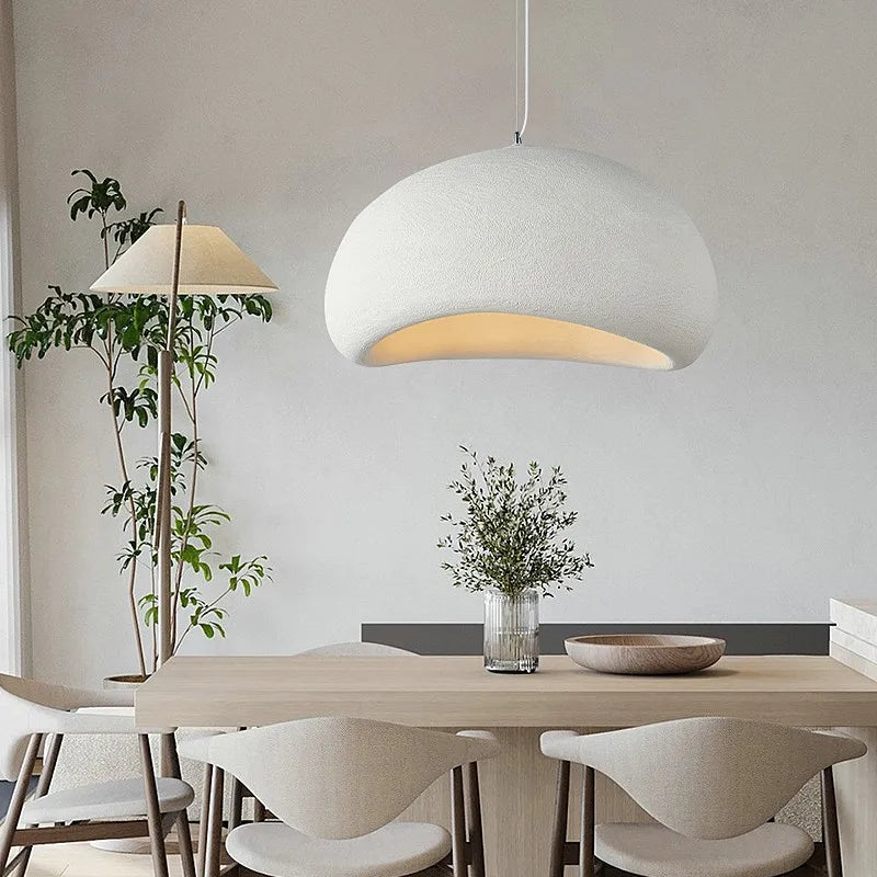 Bring a calm, modern look to your room with the Japanese Wabi Sabi Chandelier for a soft light suited to bedrooms & dining spaces.